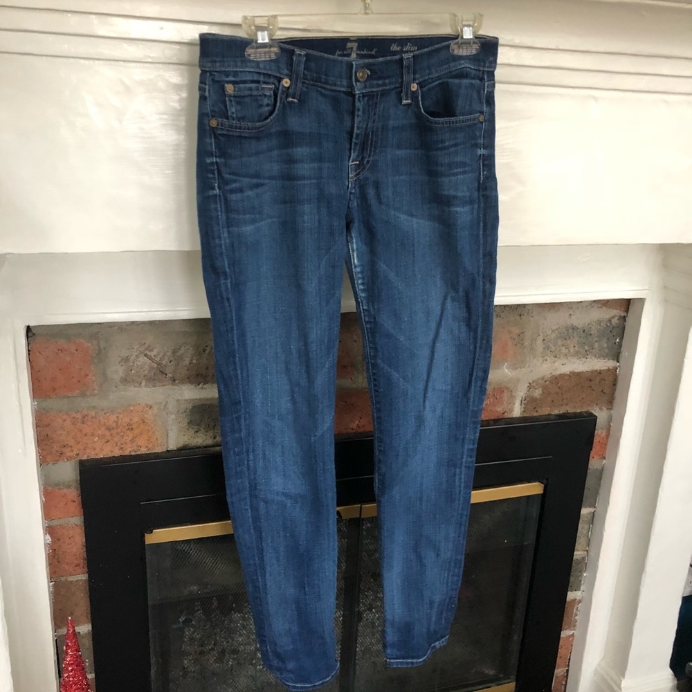 7 for all mankind slim cigarette jeans